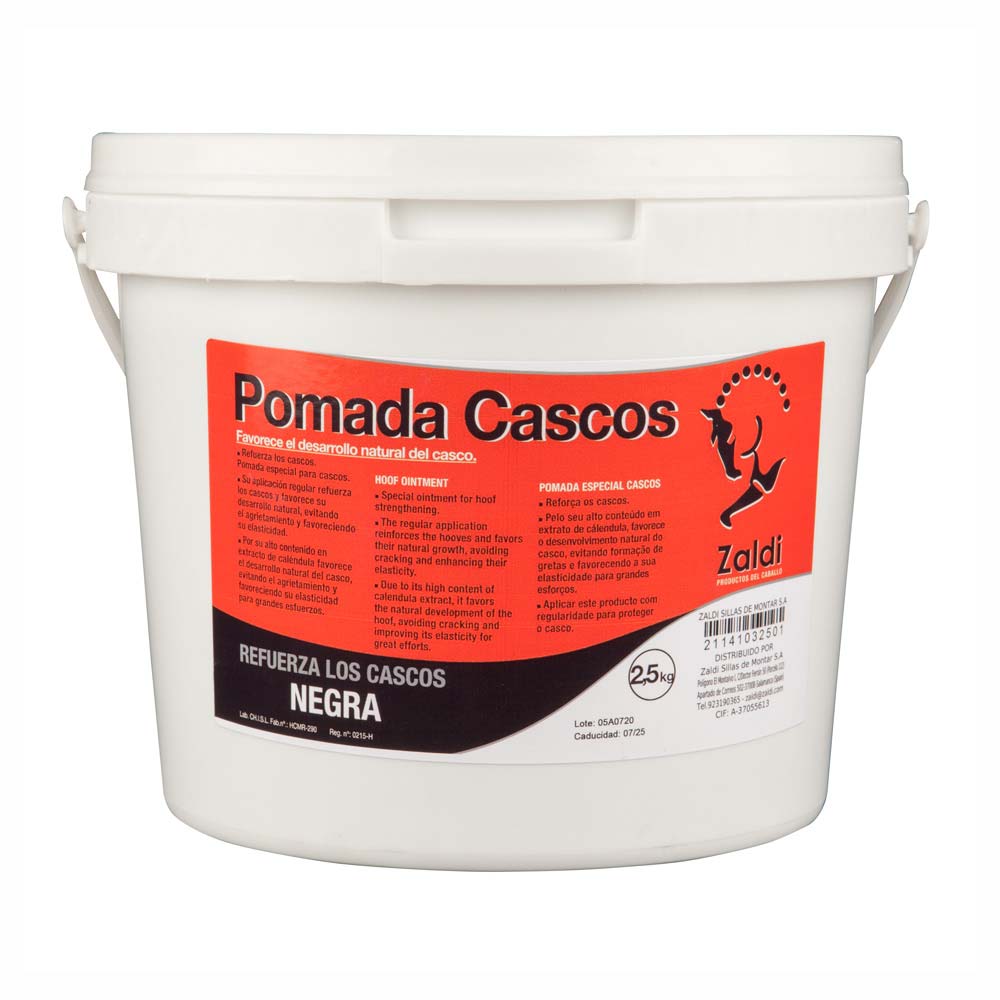 Zaldi Pomada Especial Cascos - Refuerza Desarrollo Natural Elasticidad - Tienda Hípica Online | D’Hispania ®