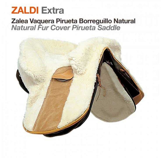 Zalea Zaldi Extra Pirueta Borreguillo Natural - Recambio Silla Pirueta Confort - Tienda Hípica Online | D’Hispania ®