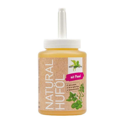 Aceite natural para cascos de caballos con aguacate y orégano de Bense & Eicke, en envase de 500 ml, para limpieza y cuidado.