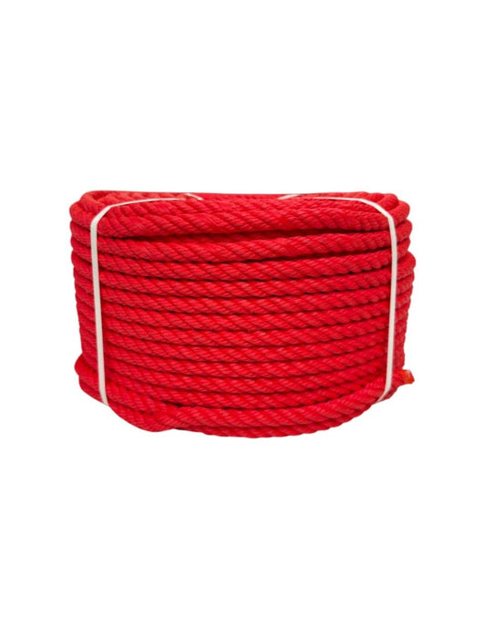 Cuerda de polipropileno de 14mm con 4 cabos, alta resistencia, para ramales y accesorios hípicos, marca D'Hispania.