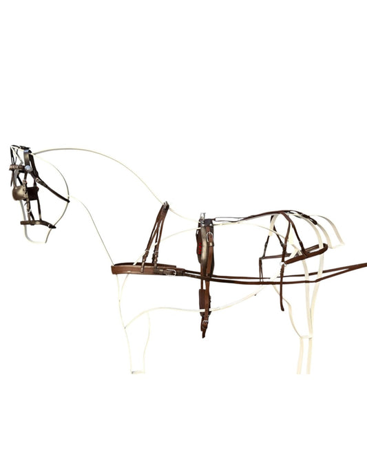 Enganche Sencillo Cuero/Nylon Pony