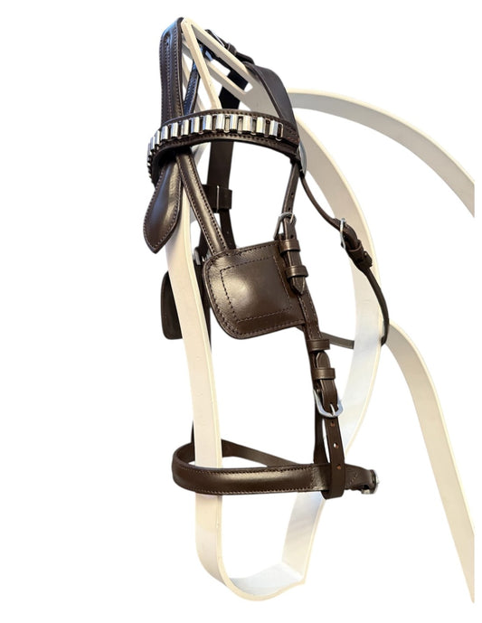 Enganche Sencillo Cuero/Nylon Pony