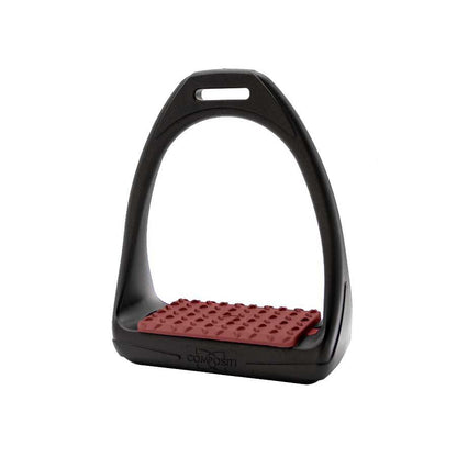 Estribo Compositi Reflex Soft de la marca D'Hispania para montar, con estructura ligera y acolchado para mayor comodidad.