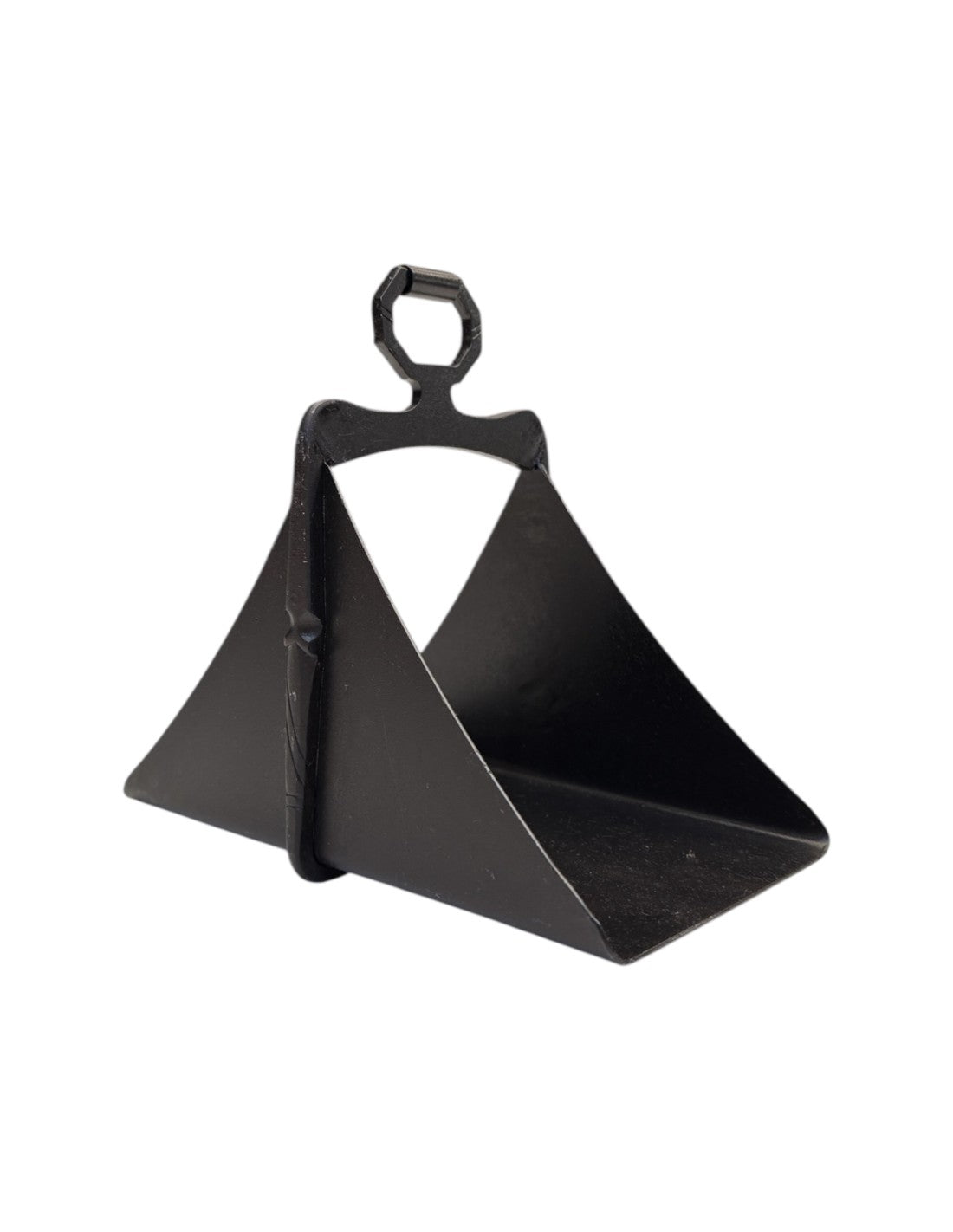 Estribo Vaquero Pavonado 14x26cm - Hierro Tradicional Español