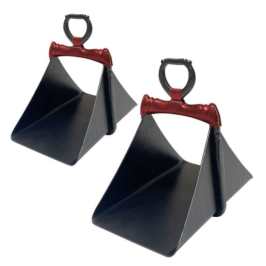 Estribo vaquero de fragua forrado con caracol 13 x 23 cm (par) - Tienda Hípica Online | D'Hispania ®