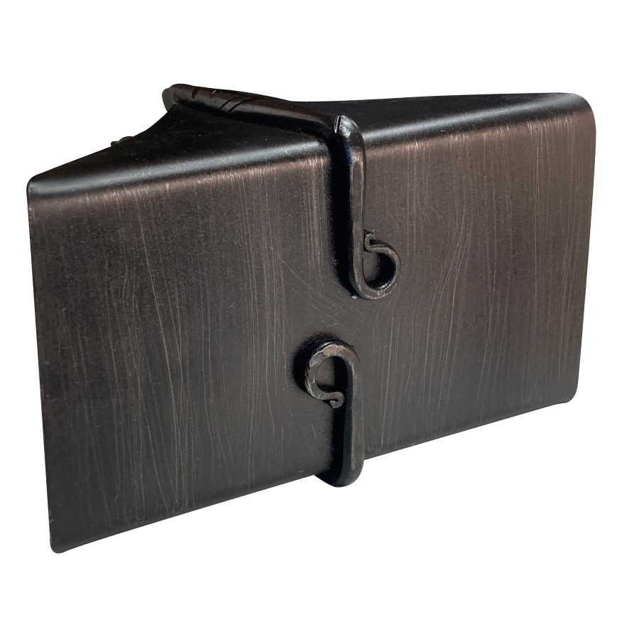 Estribo vaquero de fragua forrado con caracol 13 x 23 cm (par) - Tienda Hípica Online | D'Hispania ®