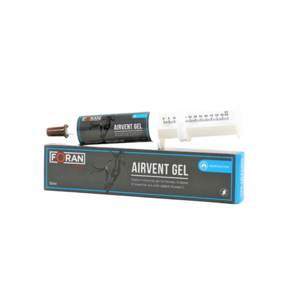 FORAN AIRVENT GEL - Gel Respiratorio para Caballos con Vitamina C y Aceites Esenciales