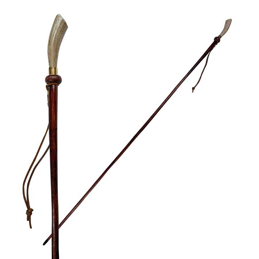 Fusta artesanal con cuerno de ciervo - Tienda Hípica Online | D'Hispania ®