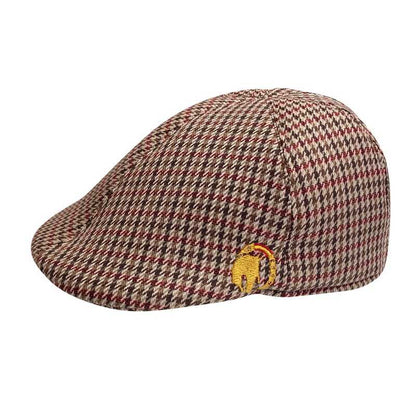 Gorra Hunter pata de gallo de la marca D'Hispania para gorras y sombreros, con diseño de pata de gallo en tela ligera y cómoda