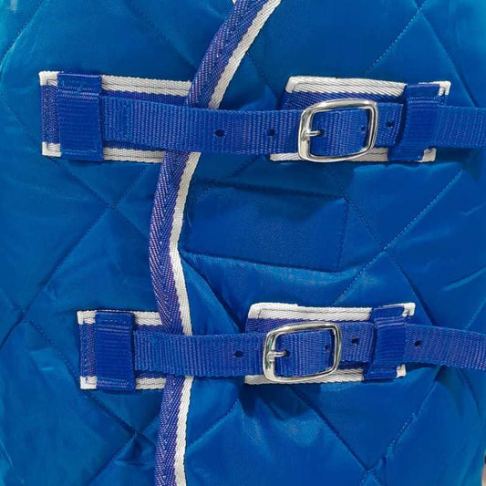 Manta con acolchado a rombos de establo