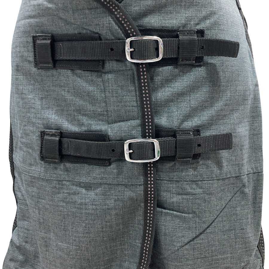 Manta impermeable melange con reflectantes - Tienda Hípica Online | D’Hispania ®