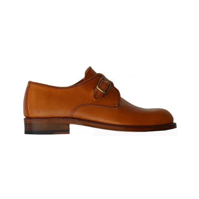 Zapato Milán de piel con hebilla lateral